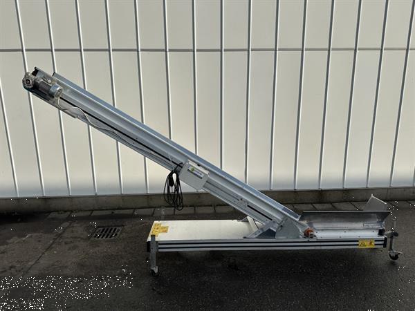 Grote foto mb conveyors opvoerband 80 horizontaal en 290 cm schuin doe het zelf en verbouw afvalverwerking