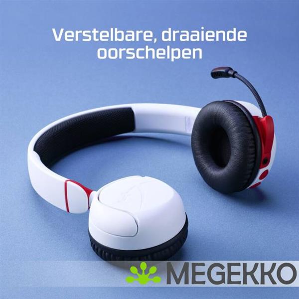 Grote foto hyperx cloud mini draadloos wit audio tv en foto koptelefoons