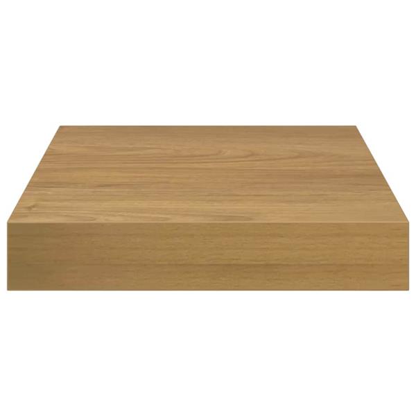 Grote foto vidaxl wandplank met opslag 4 pcs bruin 23 x 23 5 x 4 cm bewerkt hout huis en inrichting woningdecoratie