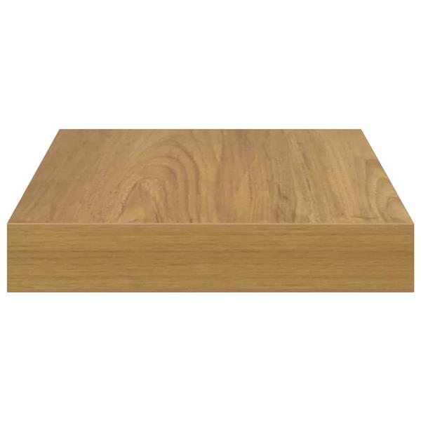 Grote foto vidaxl wandplank met opslag 2 pcs bruin 23 x 23 5 x 4 cm bewerkt hout huis en inrichting woningdecoratie