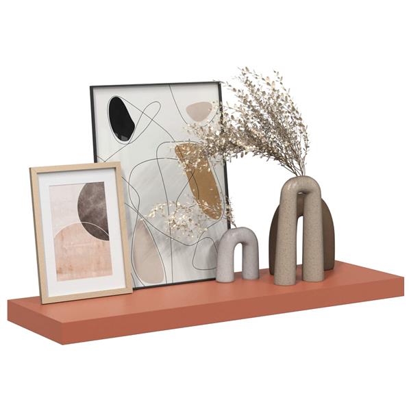 Grote foto vidaxl wandplank wandgemonteerd rood 90 x 23 5 x 4 cm bewerkt hout huis en inrichting woningdecoratie