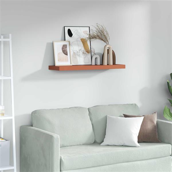 Grote foto vidaxl wandplank wandgemonteerd rood 80 x 23 5 x 4 cm bewerkt hout huis en inrichting woningdecoratie