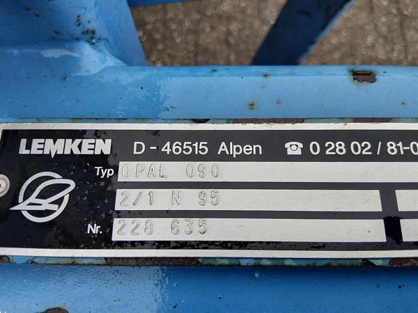 Grote foto lemken opal 090 3 schaar ploeg agrarisch ploegen