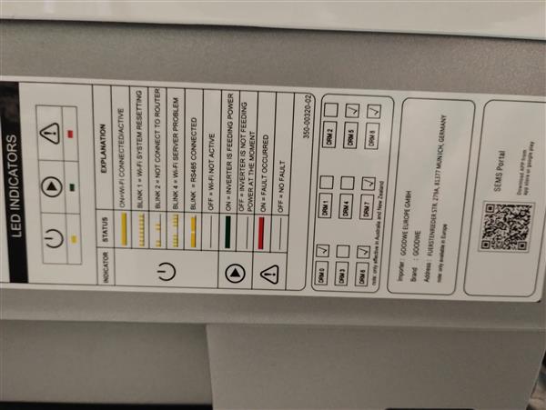 Grote foto omvormer goodwe gw3600 d ns doe het zelf en verbouw zonnepanelen