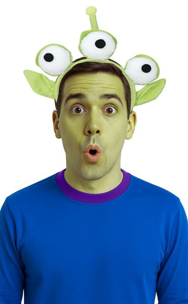 Grote foto alien hoofdband groen verzamelen overige verzamelingen