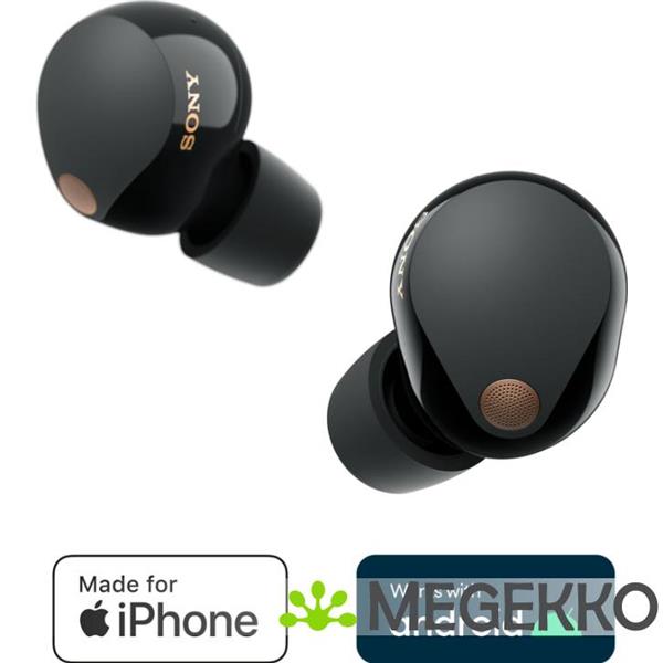 Grote foto sony wf 1000xm5 in ear draadloos zwart audio tv en foto koptelefoons