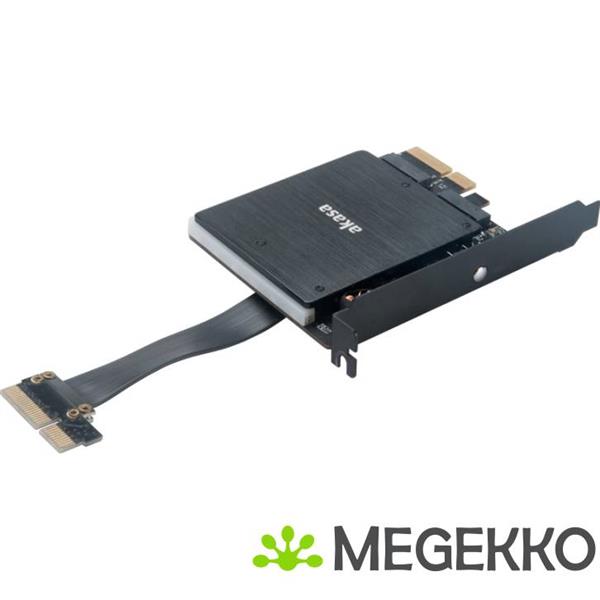 Grote foto akasa ak pccm2p 04 interfacekaart adapter m.2 intern computers en software netwerkkaarten routers en switches