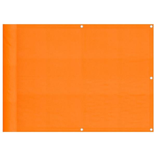 Grote foto vidaxl balkonscherm oranje 75x1000 cm 100 polyester oxford tuin en terras overige tuin en terras