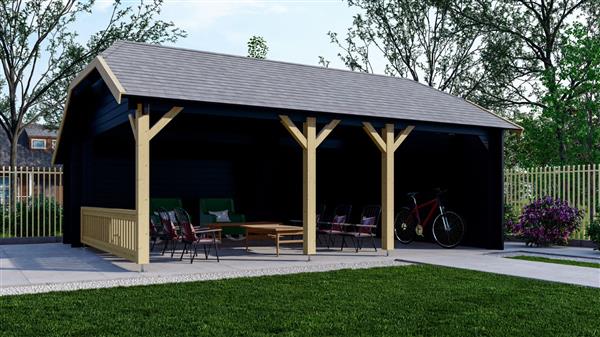 Grote foto nieuw tuinhuis wolfskap wks1 tuin en terras tuinhuisjes en blokhutten