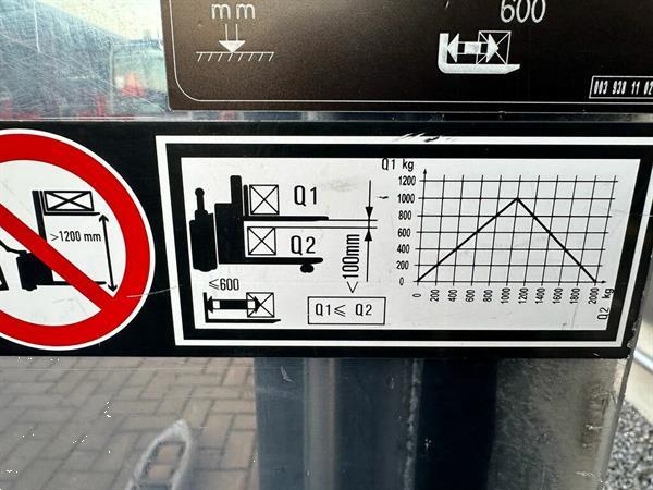 Grote foto vs 22491 elektrische duo meerijdstapelaar linde l12lsp 133 doe het zelf en verbouw hefwerktuigen