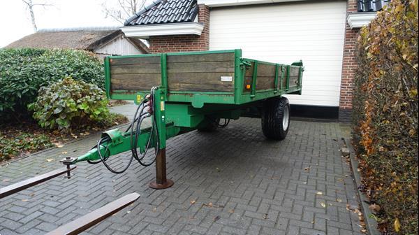 Grote foto lesscher 4 tons kipper agrarisch aanhangwagens