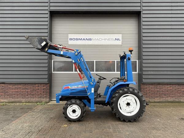 Grote foto iseki sial 21 4wd minitractor met voorlader frontlader agrarisch tractoren
