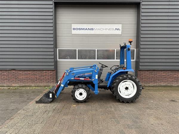 Grote foto iseki sial 21 4wd minitractor met voorlader frontlader agrarisch tractoren