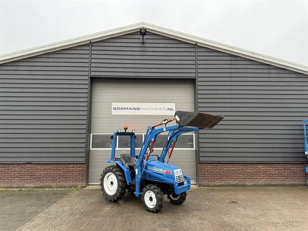 Grote foto iseki sial 21 4wd minitractor met voorlader frontlader agrarisch tractoren
