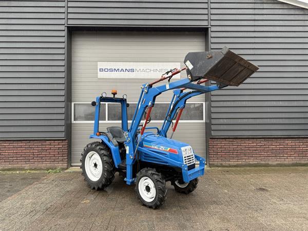 Grote foto iseki sial 21 4wd minitractor met voorlader frontlader agrarisch tractoren