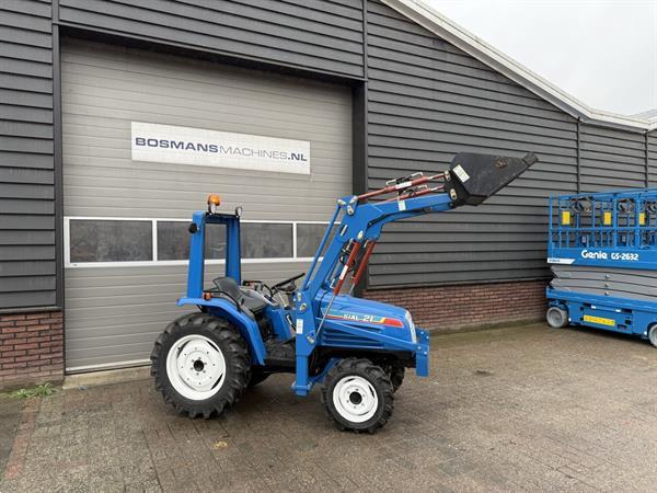Grote foto iseki sial 21 4wd minitractor met voorlader frontlader agrarisch tractoren
