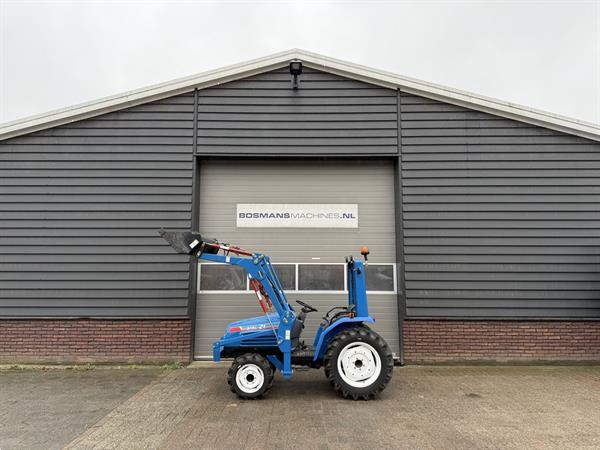 Grote foto iseki sial 21 4wd minitractor met voorlader frontlader agrarisch tractoren