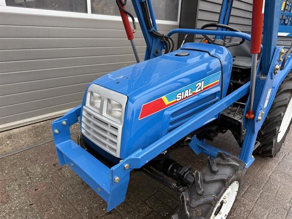 Grote foto iseki sial 21 4wd minitractor met voorlader frontlader agrarisch tractoren