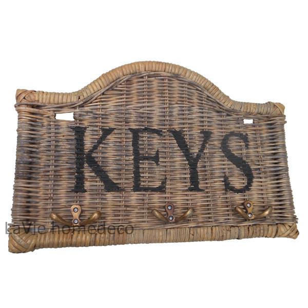 Grote foto sleutelrek van riet huis en inrichting overige huis en inrichting