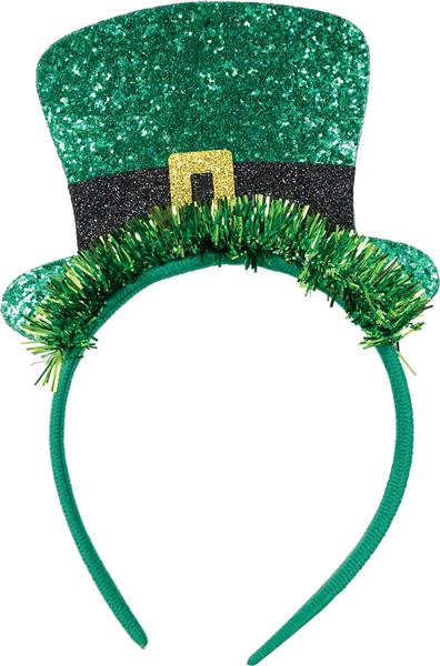 Grote foto st. patrick day haarband met hoed glitter verzamelen overige verzamelingen