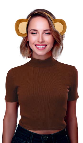 Grote foto aap hoofdband bruin verzamelen overige verzamelingen