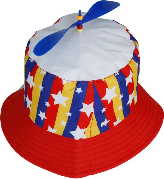 Grote foto gekleurde hoed met proppellor verzamelen overige verzamelingen