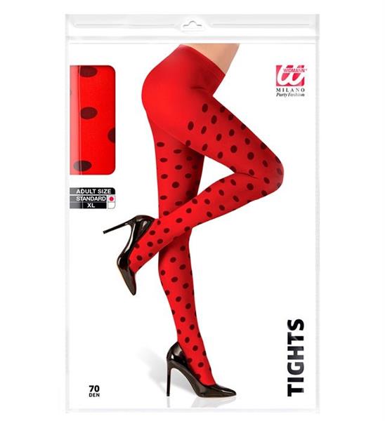 Grote foto lieveheersbeestje panty zwart rood verzamelen overige verzamelingen