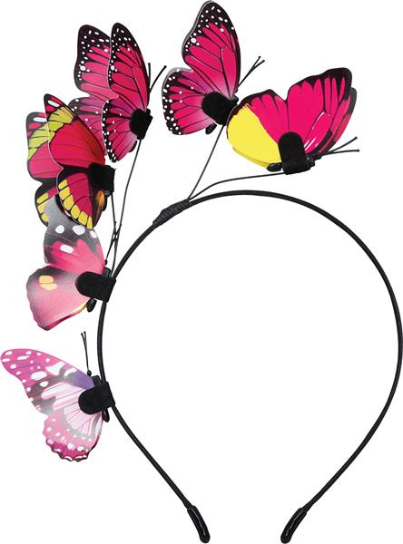 Grote foto vlinder haarband zwart roze verzamelen overige verzamelingen