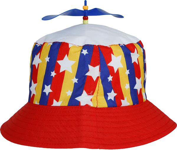 Grote foto gekleurde hoed met proppellor verzamelen overige verzamelingen