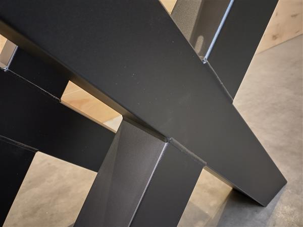 Grote foto kruispoot onderstel set 2st koker 10x10cm doe het zelf en verbouw hout en planken