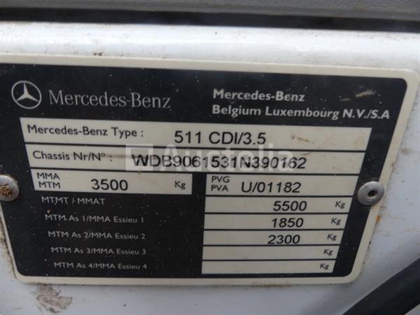 Grote foto kiepwagen mercedes benz sprinter 2008 211 583 km vin wdb9061531n390162 doe het zelf en verbouw vrachtwagens
