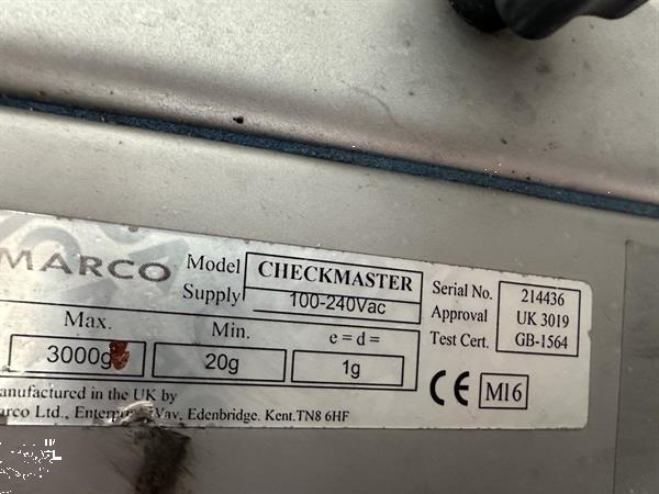 Grote foto marco checkmaster weegschaal maximaal 3 kg agrarisch tuinbouw