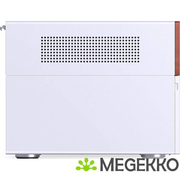 Grote foto jonsbo n4 white computers en software behuizingen en kasten