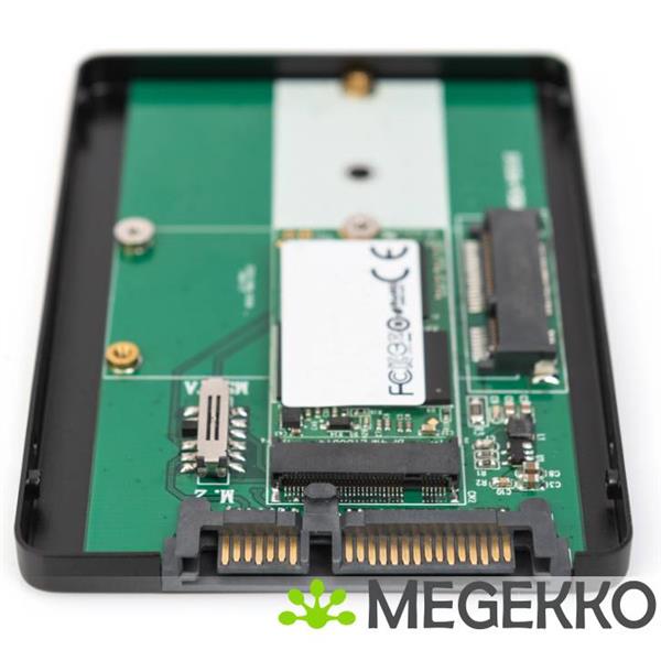 Grote foto assmann electronic da 71118 behuizing voor opslagstations m.2 computers en software overige computers en software