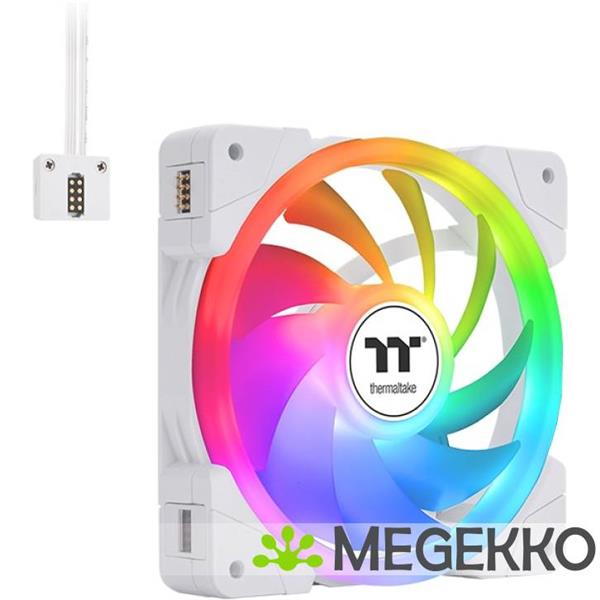 Grote foto thermaltake swafan ex14 argb computer behuizing luchtkoeler 14 cm wit 3 stuk s computers en software overige computers en software