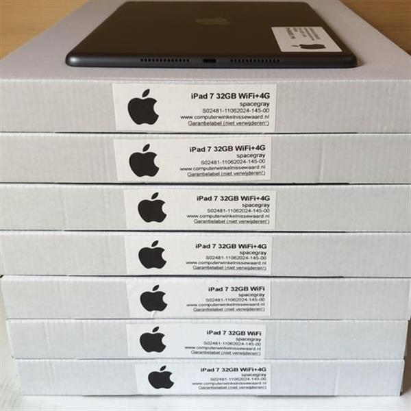 Grote foto voordeelbundel 10 prijs apple ipad 7 model 2019 32gb zwart 10.2 wifi 4g garantie telecommunicatie ipad