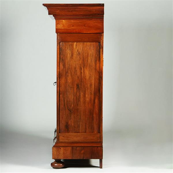 Grote foto grote pastoorskast in fabelachtig mooi palissander ca 1690 no.351945 antiek en kunst stoelen en banken