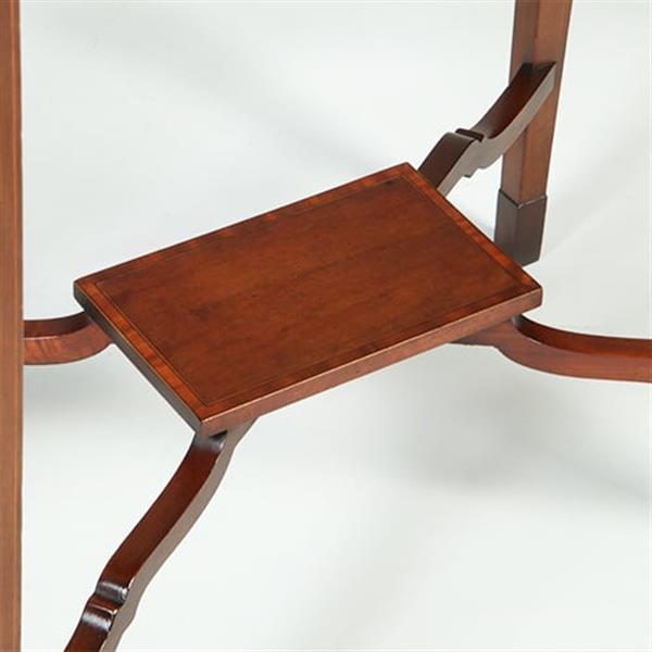 Grote foto vitrinetafeltje met ingelegde hulsthouten biezen langs boven en onderblad no.351955 antiek en kunst stoelen en banken