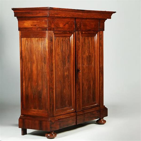 Grote foto grote pastoorskast in fabelachtig mooi palissander ca 1690 no.351945 antiek en kunst stoelen en banken