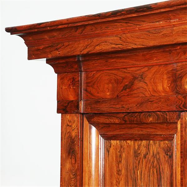 Grote foto grote pastoorskast in fabelachtig mooi palissander ca 1690 no.351945 antiek en kunst stoelen en banken