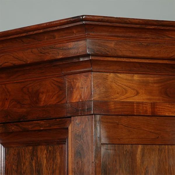 Grote foto grote pastoorskast in fabelachtig mooi palissander ca 1690 no.351945 antiek en kunst stoelen en banken