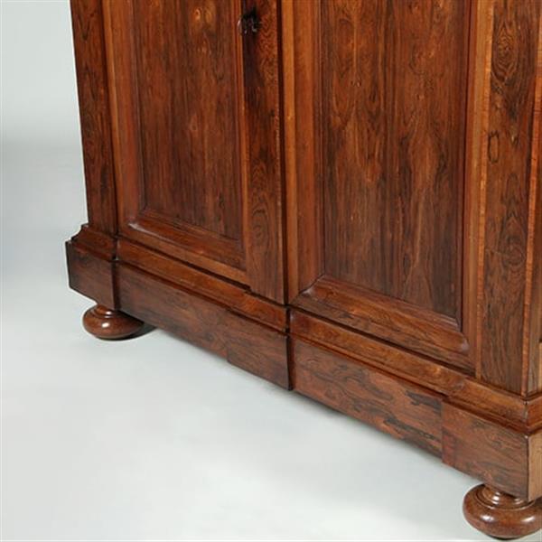 Grote foto grote pastoorskast in fabelachtig mooi palissander ca 1690 no.351945 antiek en kunst stoelen en banken