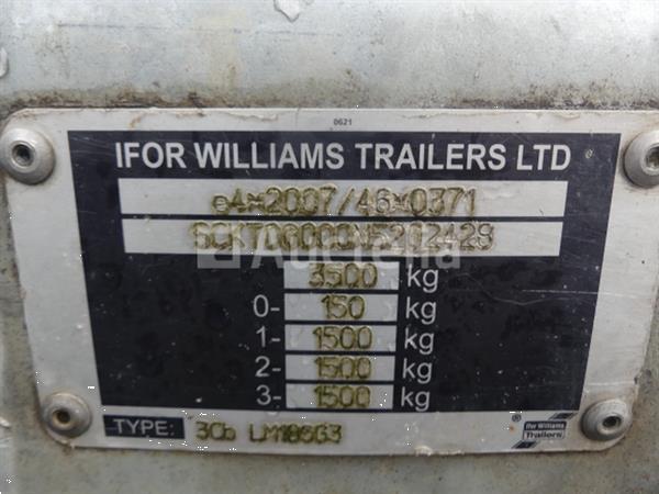 Grote foto ifor williams db drieassige aanhangwagen vin sckt00000n5202428 agrarisch aanhangwagens