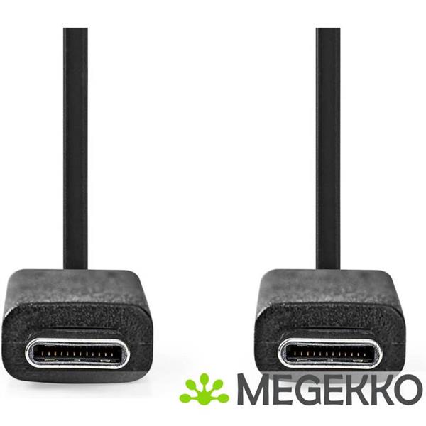 Grote foto nedis usb 3.2 gen 2x2 20gbps 240w usb type c 1m zwart computers en software overige computers en software