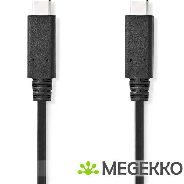 Grote foto nedis usb 3.2 gen 2x2 20gbps 240w usb type c 1m zwart computers en software overige computers en software