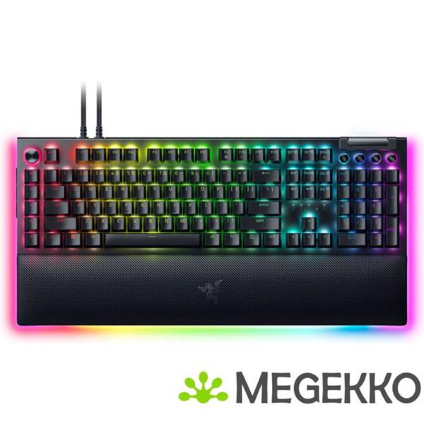Grote foto razer blackwidow v4 pro zwart razer yellow computers en software toetsenborden