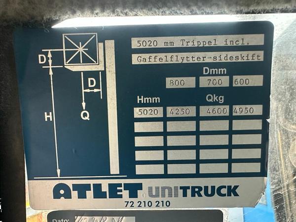 Grote foto vs 22526 lpg triplex 5tons heftruck mitsubishi fg50k 2 vorkenspreider agrarisch heftrucks