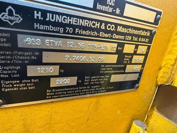 Grote foto vs 22490 triplex reachtruck jungheinrich 5400mm freelift doe het zelf en verbouw hefwerktuigen