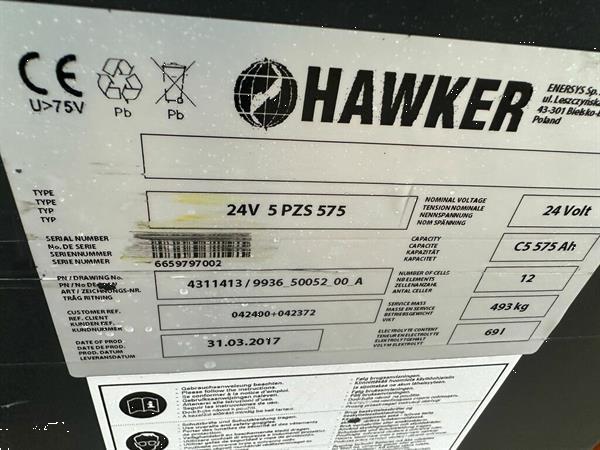 Grote foto vs 22523 elektrisch triplex sta stapelaar 6300mm refurbished doe het zelf en verbouw hefwerktuigen