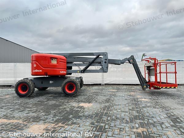 Grote foto skyjack sj51aj 4x4 knik telescoop hoogwerker sj51 aj deutz doe het zelf en verbouw hoogwerkers